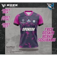 Football Jersey / Futsal Jersey / Volleyball Jersey Liquify Motif (DK-5)