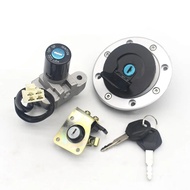 Motorcycle Ignition Switch Fuel Gas Cap Seat Lock Key Kit For Suzuki GSF250 Bandit 77A GSF400 GSX400