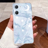 เคส V2332 Y03สำหรับ Vivo เคส Y18 V2333ใสแฟชันสวยงามน่ารักแมวนักบินอวกาศเคสหลังซิลิโคนนิ่ม Y03T Vivo 