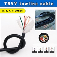 TRVV high flexible drag chain cable 2, 3, 4, 5 cores 0.2 -1.5 mm² oil-resistant and folding-resistant multi-core signal power sheathed cable tank chain cable