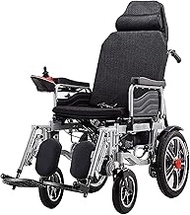 Fashionable Simplicity Electric Wheelchair And Flashlight Dual-Use Intelligent Automatic Foldable Lightweight Four-Wheeled Scooter For The Elderly And The Disabled