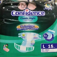 Confidience Adult Diapers Classic Night - Adult Diapers - Softex - L15 - Parent Diapers