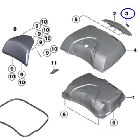 Sticker For BMW R1150 C650 K1600 R1200R R850R/GS K1300GT K02 K03 K08 K09 K16 K17 K18 K19 K26 K27 K28