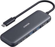 ANKER 332 USB-C Hub (5-in-1) with 4K HDMI Display, 5Gbps USB-C Data Port &amp; 2 5Gbps USB-A Data Ports &amp; for MacBook Pro, MacBook Air, Dell XPS, Lenovo Thinkpad, HP Laptops &amp; More, Black (A8355011)
