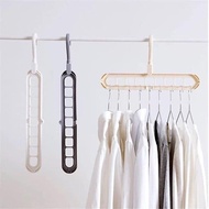 SPACE SAVING 9-HOLE CLOTHING HOOK
