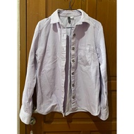 UNGU H&M Purple Jeans Jacket - jeans jacket - women's jacket PRELOVED