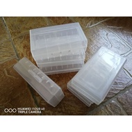 18650 Battery Case Hard Plastic Box Storage 2 Slots