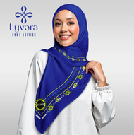 BKMT 04 - Hijab Voal Premium Lyvora – Segi Empat Adem Laser Cut Zipper Bag