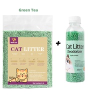 IMMCUTE 5packs Tofu Cat litter 6L cat litter Tofu cat litter Mixed cat litter Deodorant cat litter B