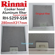 Rinnai cooker hood aluminum filter RH-S259-SSR