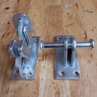 Automatic Door Latch, Self-Closing 304 Stainless Steel - 2 Premium Fixed/Mobile Key Versions - Free 