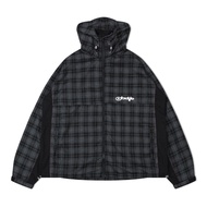 ABOVE AND OVER - BLACK PLAID JACKET