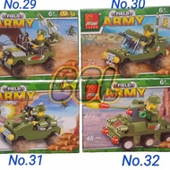 Lego Peizhi New War Military Army Car