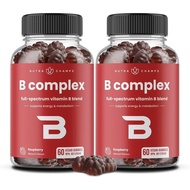 Vitamin B Complex Gummies – Advanced B Complex for Energy - Complete B Vitamin Complex with B1, B2 (