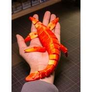 3D Printing Snake-Necked Dragon Integrated Joint Movable Loch Ness Figure Children's Dinosaur Toy Gi