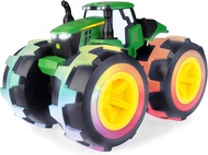 Monster Treads Lightning Wheels Light Up Tractor Deluxe - John Deere ของเล่นรถแทรกเตอร์-Light Up รถแ