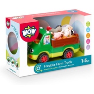 Freddie Farm Truck by Wow Toys White 6 Piece Play Set Including Truck Figure and Farm Animal Friends