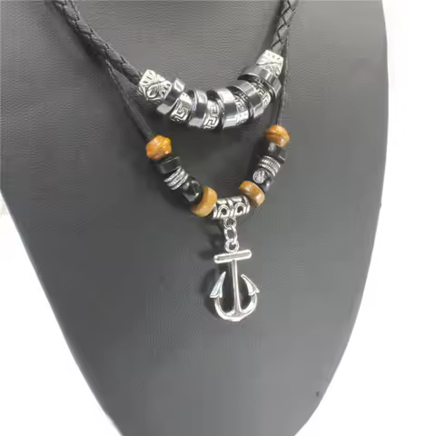 Trend Hiphop Rock Necklace Fashion Retro Attractive Retro Trendsetter Pendant Colorfast Jewelry Acce