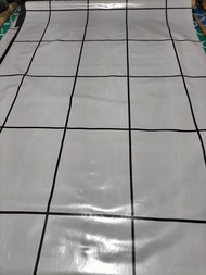 Karpet Lantai Plastik Tebal Meteran motif keramik putih