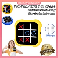 TIC-TAC-TOE Bolt Chess Puzzle Toys Electronic Portable Family Handheld Board Game Chess Toys