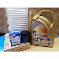 A505# SUZUKI SWIFT 1.4 AIR FILTER + OIL FILTER + KOYOMA 5W30 SEMI SYNTHETIC ENGINE OIL