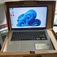 Laptop Asus X413J Ram 4gb SSD 128gb+128g Intel Core I3-1005G1 Full Set