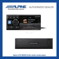 ALPINE Car Audio UTX-M08S Hi-Res Audio Media Player for high sound quality upgrade - FLACAPEDSDWAVAA