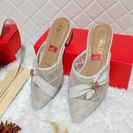 Sandals latest 3cm heel partyWanita ab-01 brocade party heels for graduation invitations Eid al-Fitr