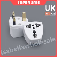 3 Pin Conversion Plug UK Adapter China Plug Universal Travel Plug Adapter CN/US/EU/AU to UK  英规转换插头中