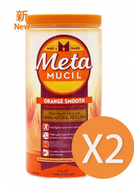 MetaMUCIL - 美達施 膳食纖維粉 114劑 (香橙味)【 673克x2盒 】 [平行進口]