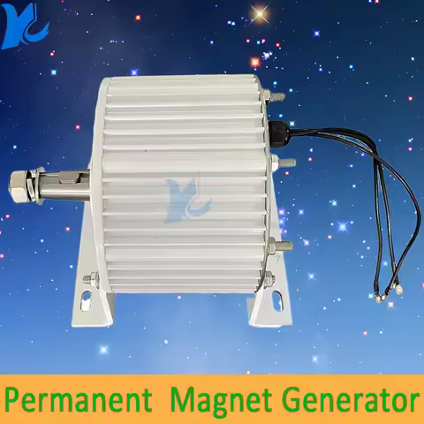 Real Power 30KW Permanent Magnet Generator PMG 50KW 20KW 120V 220V 230V 240V 380V 400V AC Low Speed 