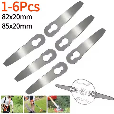 1-6Pc Stainless Steel Brush Cutter Replacement Blades Spare Knives for Stihl FSA 45 FSA 57 Grass Tri