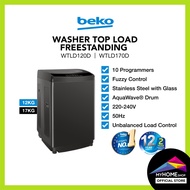 BEKO Washer Top Load Freestanding | WTLD120D | WTLD170D
