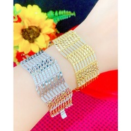 High quality 18k plated wave bracelet K0.8