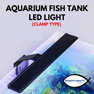 Aquarium LED Light Clip On Aquarium Blue &amp; White LED Light Super Bright LED Lamp for Glass Tank Aquarium