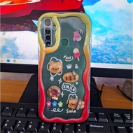 Case Only Smile 3D Realme 5 5i C2 C11 C20 C21Y C25Y C30 C31 C33 C35 C51 C53 Softcase Wave Motif Colo