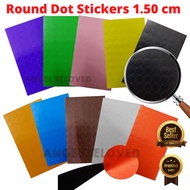10 Sheets Circle Round Dot Sticker for child Colour Label Sticky Note Label Dot Sticker Round Sticke