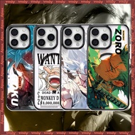 Anime One Piece Dragonball Graffiti Label Lucency 2 In 1 Magnet Phone Case Suitable For IPhone16 16P