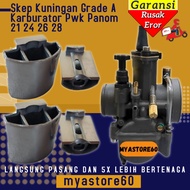Skep Piston Karburator Karbu PANOM PWK 21 24 26 28 Crom Krum Kuningan Sparepart Daleman Carburator
