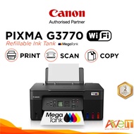 Canon Pixma G3770 Inkjet Refillable Printer A4 3in1 Megatank Wireless