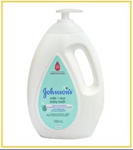 JOHNSON'S 強生牛奶純米沐浴露 MILK + RICE BABY WASH 1000ML