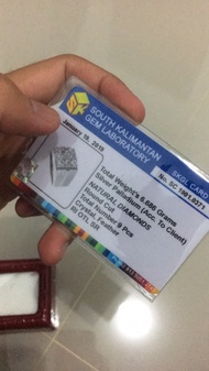 Cincin Berlian Banjar Asli Tipe Biru Laut - Kilauannya Bersih & bagus