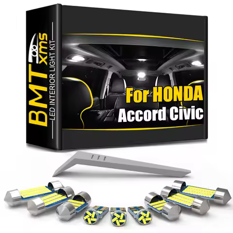 BMTxms Canbus LED Interior Light For Honda Accord Civic 5 6 7 8 9 10 EG EK 3D 4D 5D 10th 1992-2021 2