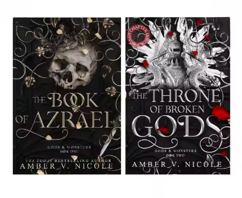 Gods & Monsters by Amber V. Nicole - The Book of Azrael , The Throne of Broken Gods, Dark Fantasy Ro