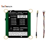 1.2G 1.3G 3W VTX 3000mw 9-Channel High Power FPV Video Transmitter PAL/NTSC for FPV Long Range RC Dr