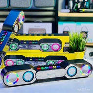 Mechanical Desktop Computer Button Cross-Border Gaming Mini Subwoofer Audio Bluetooth Speaker Wirele