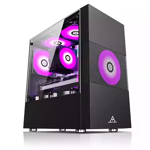 High Quality I9 14900k GTX 4090 DDR4 SSD Mid Tower Gaming PC Chassis