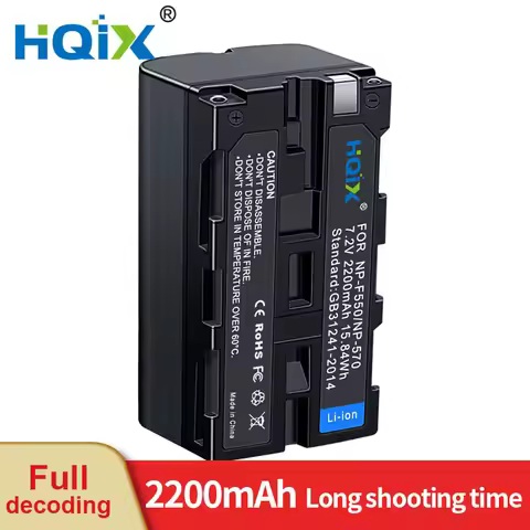 HQIX for Sony DR-AX1E TRV110K TR910 TR917 TRV25 CCD-SC5 FS700RH EA50CH SC55 SC65 EA50CK camera NP-F5