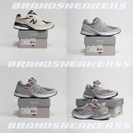 SEPATU NB NEW BALANCE 990 V3 V4 V5 GREY WHITE ORIGINAL SIZE 38-45