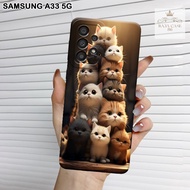 Softcase Samsung A33 5G - Rajacase - Case Samsung A33 5G - Motif Case Cats - Case Samsung A33 5G - P